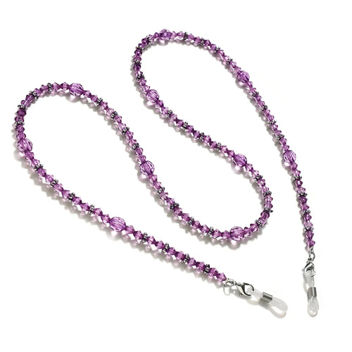 Acrylic  fashion Simple Vintage Casual Beaded Eyeglass Eyewears Sunglasses Reading Glasses Chain Cord Holder