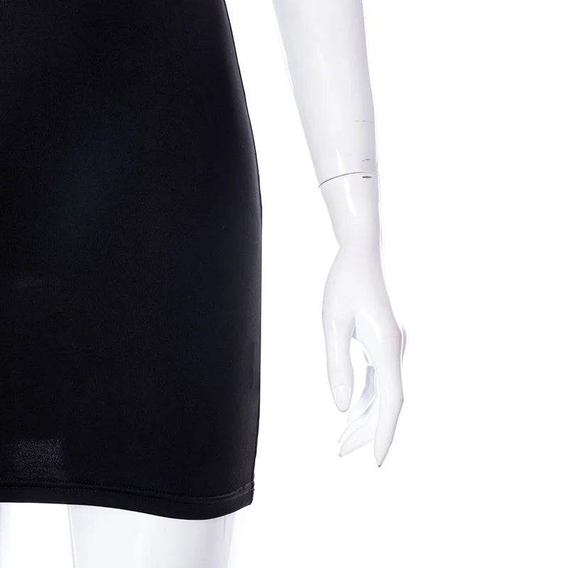 New Dresses 2025 Woman Fashion Summer Solid Color Hanging Neck Halter Hollow Out Hip Wrap Skirts Women's Clothing Tops