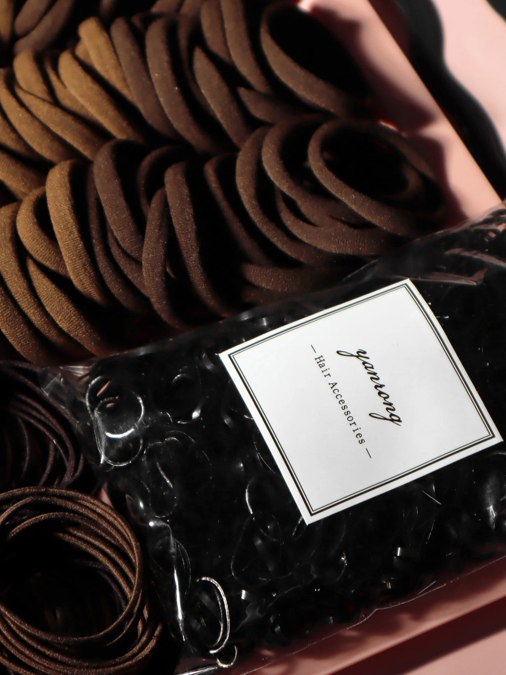 Hair Accessories for Woman Set Seamless Fashionable Brown Ponytail Holders Variety Hair Scrunchies HairBands Scrunchy Hair Ties