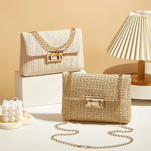 Crossbody Bag for Women Chain Strap Banquet Stylish Accessory Shoulder Bag for Day-to-Night Outfits