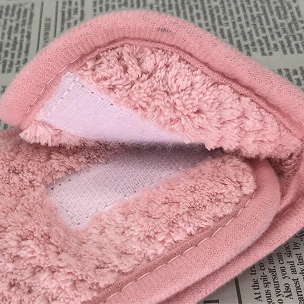 Women Hair accessories Facial Shower Bath Adjustable Turban Coral Fleece Headband Face Wash Hairband Wrap Tiara