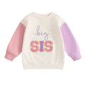 Kids Sweatshirt Spring Autumn Long Sleeve Crew Neck Embroidery Letters Hoodie Pullover Clothes for Boys Girls