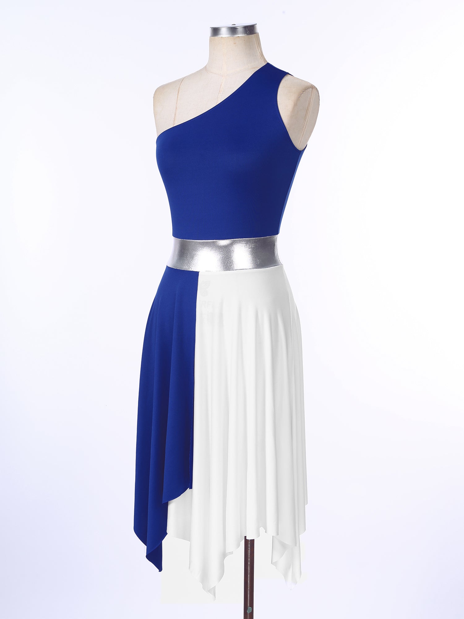 Women Ladies Lyrical Praise Dance Dress Performance Costume Modern Contemporary Celebration of Spirit Dancewear Split Long Dress