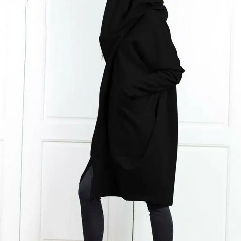 Hoodies Baggy Hooded Sweatshirt for Women Full Zip Up Woman Tops With Zipper New In Loose Harajuku Fashion Outerwears M E Basic