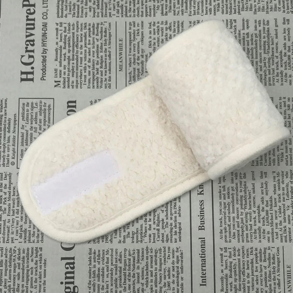 Women Hair accessories Facial Shower Bath Adjustable Turban Coral Fleece Headband Face Wash Hairband Wrap Tiara