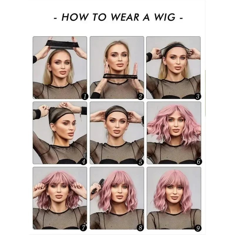 Woman Daily Clothing Match Long Straight Hair Dinner Party Evening Dress Dress Up Side Swept Bangs Wig Africa Lady Hairpiece